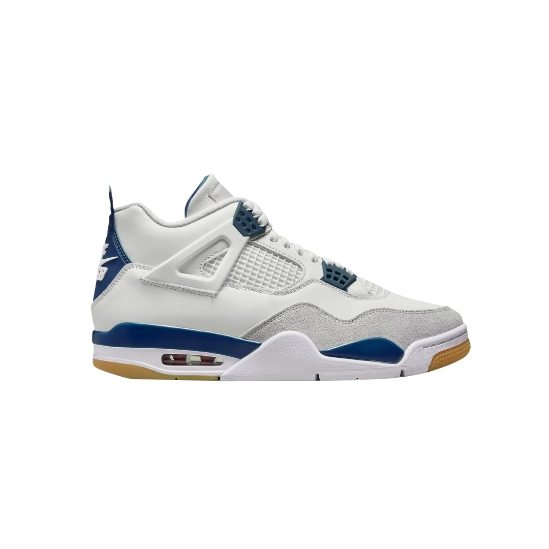 SB x Jordan 4 White Navy
